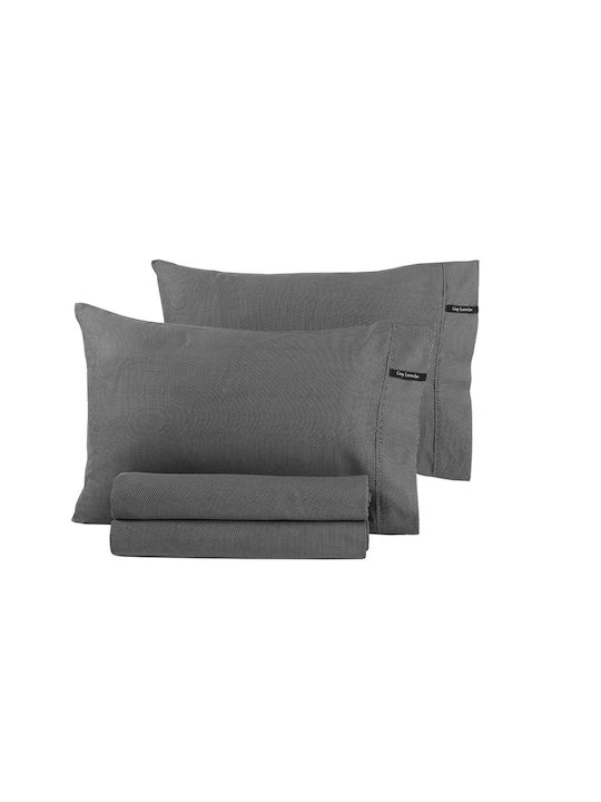 Guy Laroche Duvet Cover Cotton Satin Queen 255x245 Minimal Black & White