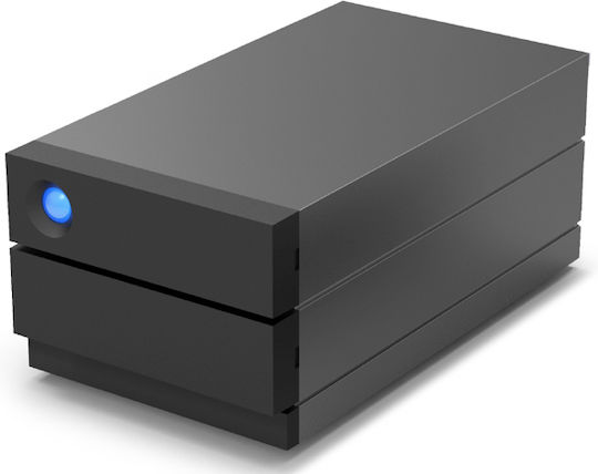 Lacie 2Big Raid USB-C Externe Festplatte 40TB Multi-Bay Schwarze