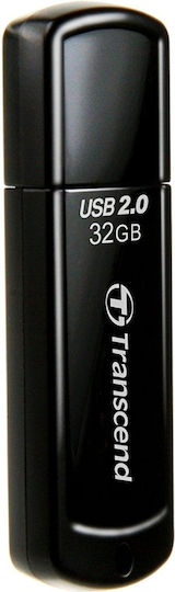 Transcend 32GB USB 2.0 Stick Μαύρο