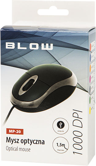 Blow MP-20 Ενσύρματο Mini Ποντίκι Ροζ