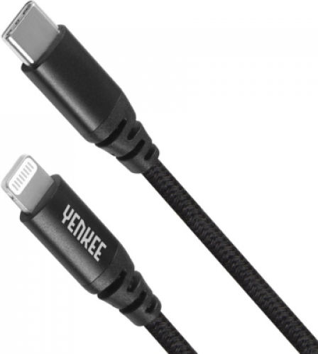 Yenkee USB-C to Lightning Cable Μαύρο 1m (YCU 631 BK)