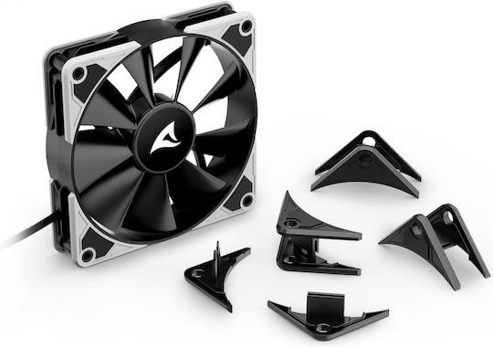 Sharkoon SilentStorm BW120 Case Fan (1400rpm) Without LED Lighting And 4-Pin PWM Connection