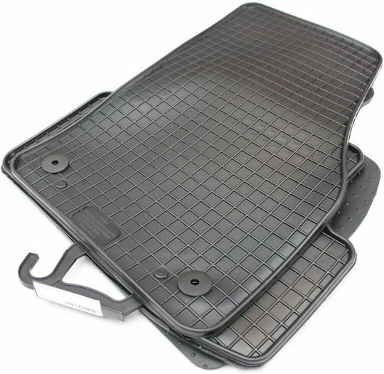 Petex Set of Front and Rear Mats 4pcs for Skoda Karoq 2017+ Black