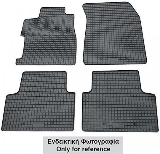 Cik Set of Front and Rear Mats 4pcs for Mini Clubman 2015+ Black
