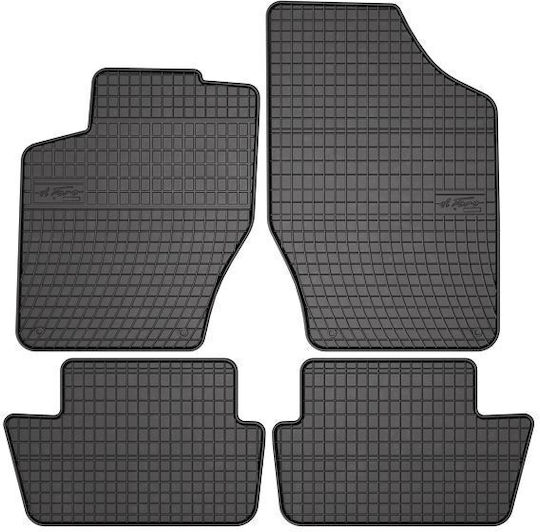 Frogum Set of Front and Rear Mats 4pcs for Peugeot 307 2001-2008 Black