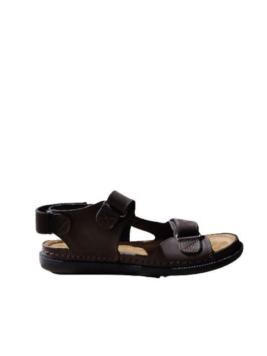 Relax Anatomic Leder Herrensandalen in Braun Farbe