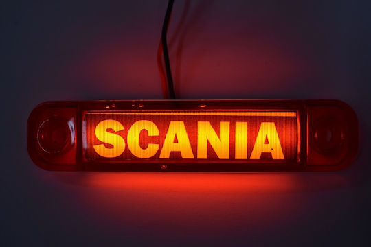 Nokta Φως Όγκου Φορτηγού 24V - Κόκκινο L0428SCAR