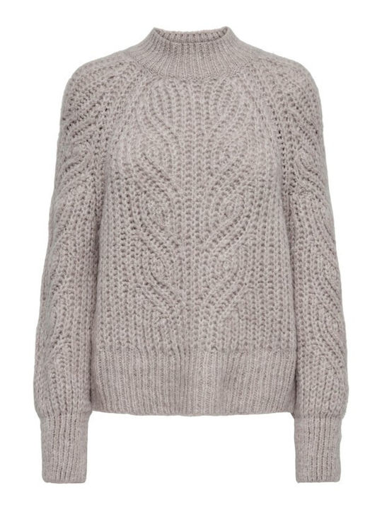 Damen Langarm Pullover Gray