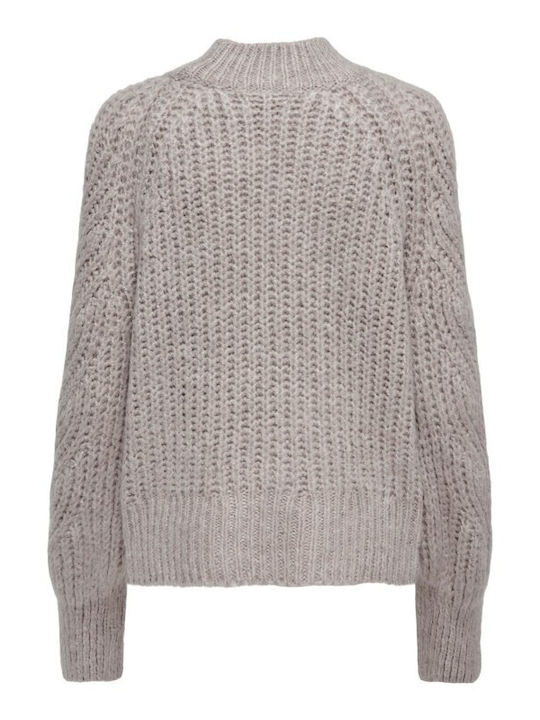 Damen Langarm Pullover Gray