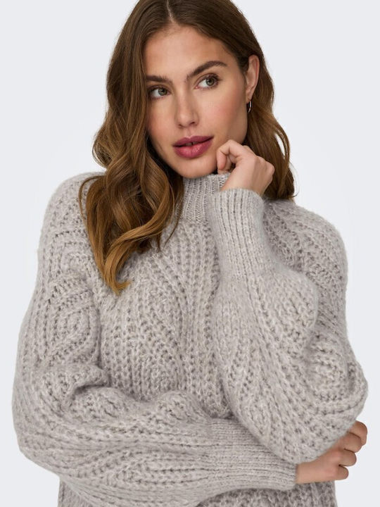 Damen Langarm Pullover Gray