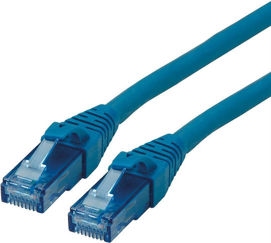 Roline U/UTP Cat.6a Καλώδιο Δικτύου Ethernet 20m Μπλε