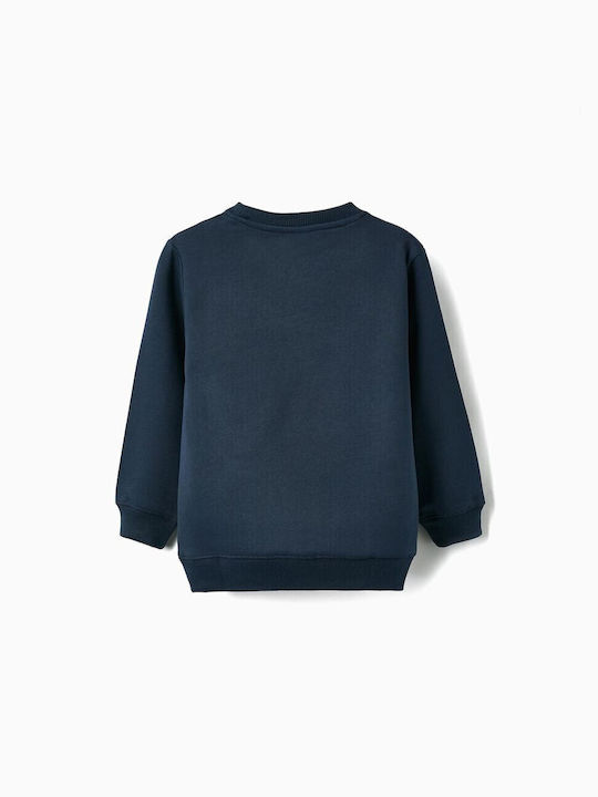 Zippy Kids Fleece Sweatshirt Navy Blue