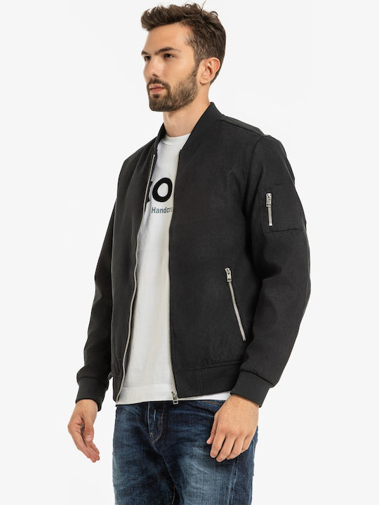 Μπουφάν Bomber Μαύρο