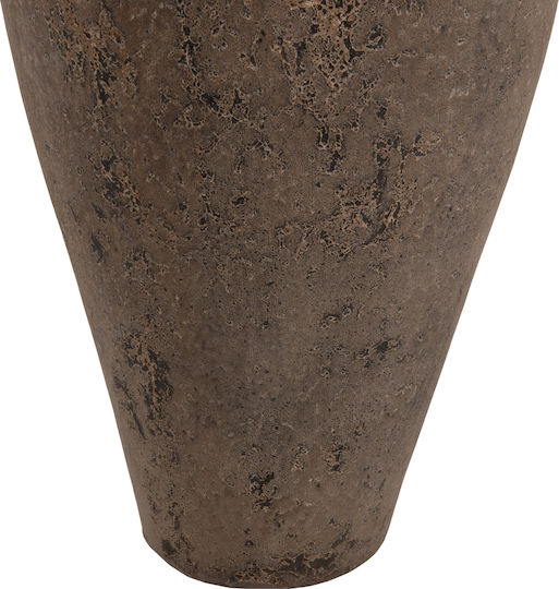 Freebox Decorative Floor Vase Ceramic Orange Dimensions 73x130cm