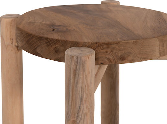 HomeMarkt Hover Стойка за саксия Дърво Бежов 30брx30брx75брсм.