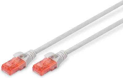 Digitus U/UTP Cat.6 Καλώδιο Δικτύου Ethernet 15m Γκρι