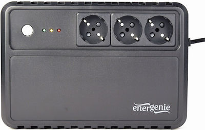 Energenie EG-UPS-3SDT600-01 UPS Line-Interactive 600VA 360W с 3 Schuko Гнезда