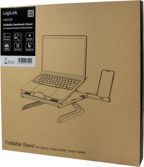 LogiLink Стойка за Лаптоп до 15.6" Черен (AA0133)