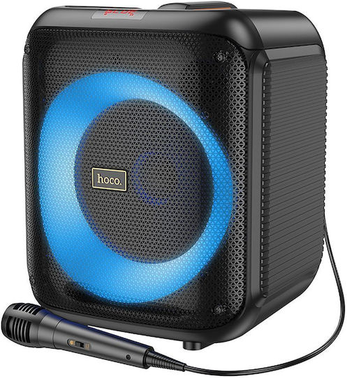 Hoco Karaoke Speaker with Wireless Microphone and Lighting Effects Graceful HA1 Black