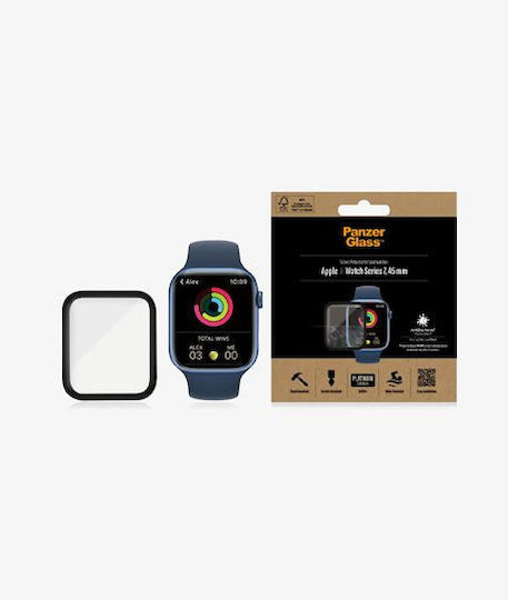 PanzerGlass Curved Tempered Glass για το Apple Watch 7 41mm 1τμχ 2018