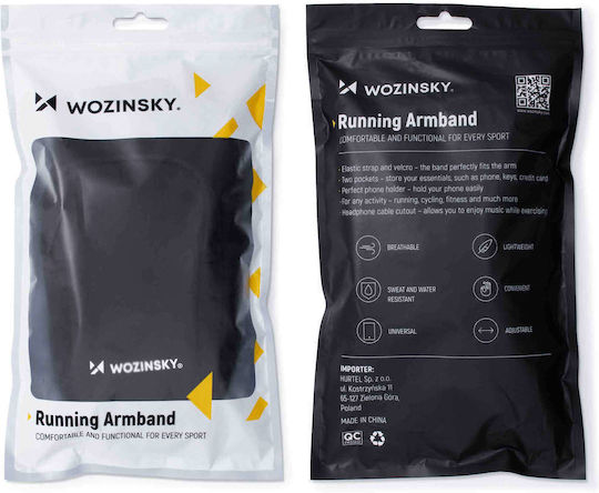 Wozinsky Running Θήκη Μπράτσου έως 6.7" Πράσινο WABGR1