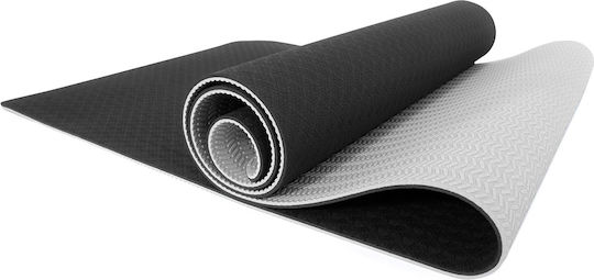 Optimum Στρώμα Γυμναστικής Yoga Μαύρο (173x61x0.6cm)