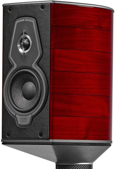 Sonus Faber Homage Guarneri G5 Ζεύγος Ηχείων Hi-Fi Βιβλιοθήκης 30W 2 Δρόμων Κόκκινο