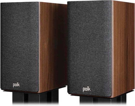 Polk Audio Reserve R100 Ζεύγος Ηχείων Hi-Fi Βιβλιοθήκης 2 Δρόμων Π16.6xΒ25.95xΥ35.4εκ. Καρυδιά