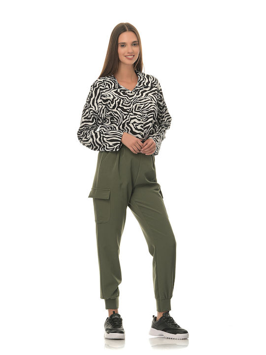 Beltipo Women's cargo pants khaki