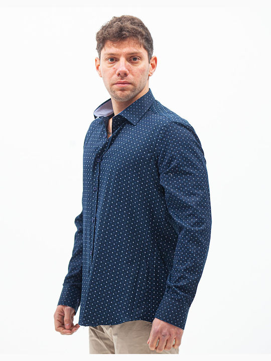 Men's shirt with micro pattern