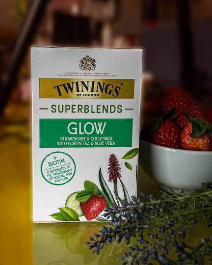 Twinings Superblends Glow Μείγμα Βοτάνων 18 Φακελάκια 36gr