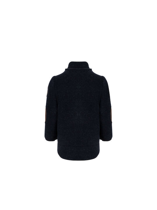 Kids Coat Long with Hood Blue