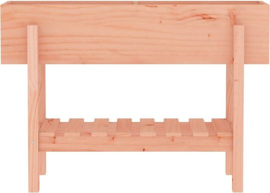 vidaXL Кутия за саксии Дърво Кафяв 101x30x69см.