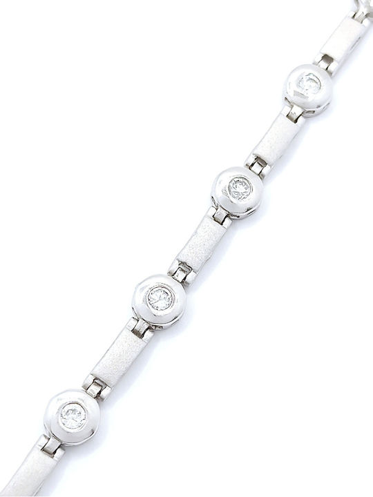 PS Silver Bracelet Riviera made of Silver with Zircon