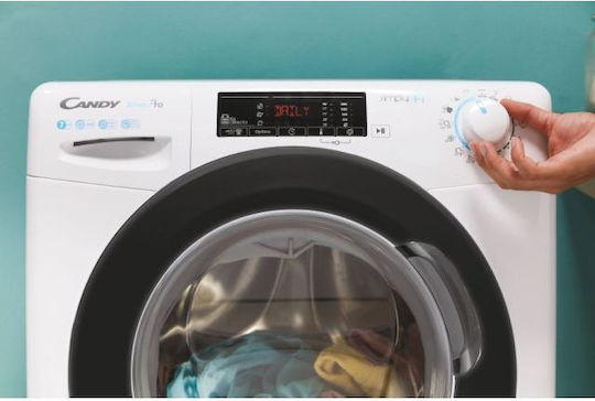 Candy Smart Pro Πλυντήριο Ρούχων 7kg 1200 Στροφών Active Motion CSO4 1275TBE/1-S
