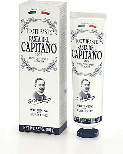 Pasta del Capitano Whitening Οδοντόκρεμα για Λεύκανση 75ml