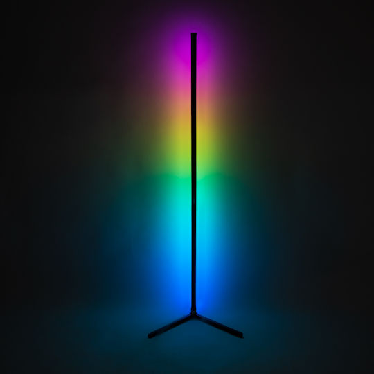GloboStar Digicolumn LED Φωτιστικό Δαπέδου Υ165xΜ3εκ. με RGB Φως 1280lm Μαύρο