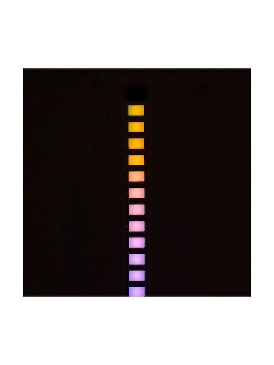 GloboStar Digicolumn LED Φωτιστικό Δαπέδου Υ122xΜ3.4εκ. με RGB Φως 960lm Μαύρο