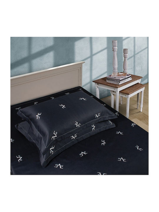 19V69 Quilt Queen 240x260cm Black