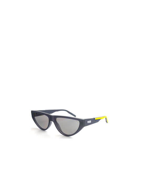 Puma Women's Sunglasses with Blue Plastic Frame and Blue Lens PU0316S 004