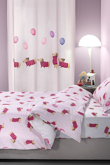 Saint Clair Kids Duvet Cover Set Single Fuchsia