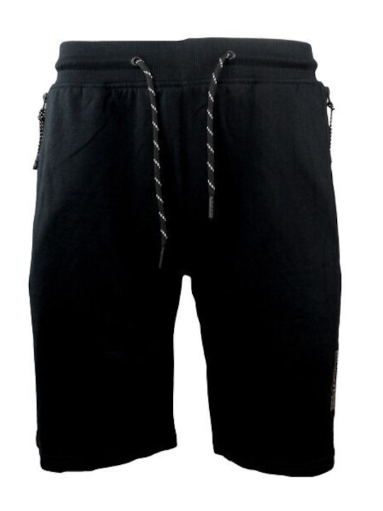 Double Sportliche Herrenshorts Schwarz