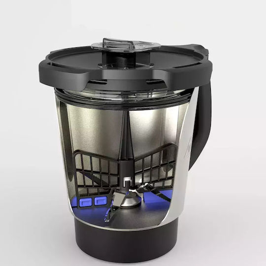 Karamco Android Cloud Commercial Blender 1.7kW Thermomixer Gray With Container Capacity 3lt 39.5x25x33cm