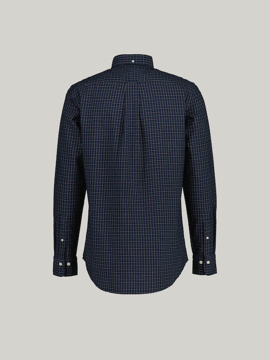 Gant Men's Shirt Long Sleeve Blue