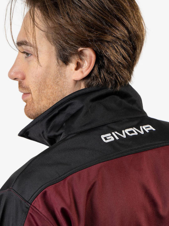 Tuta Roma Football Tracksuit Glossy with Elastic Bordeaux / Black