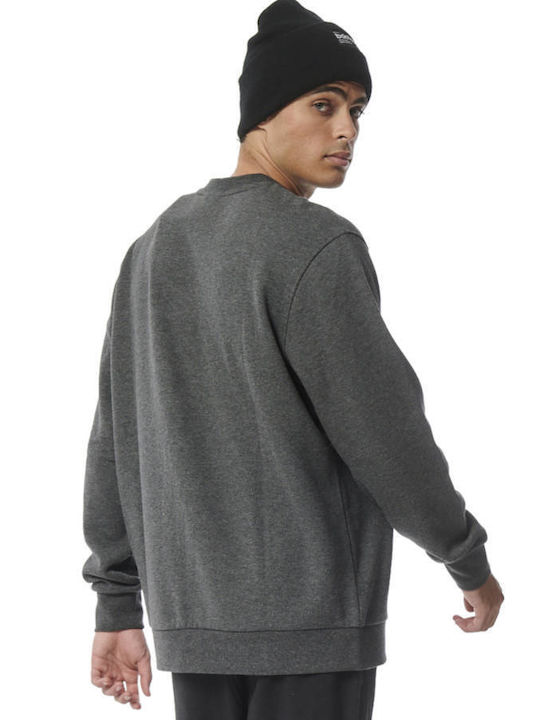 Body Action Men's Sweatshirt with Hood Gray