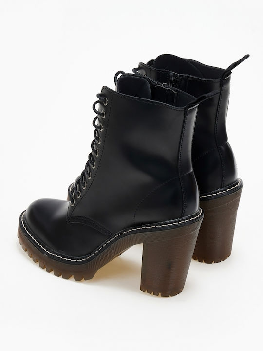 Issue Fashion Women's High Heel Boots Black