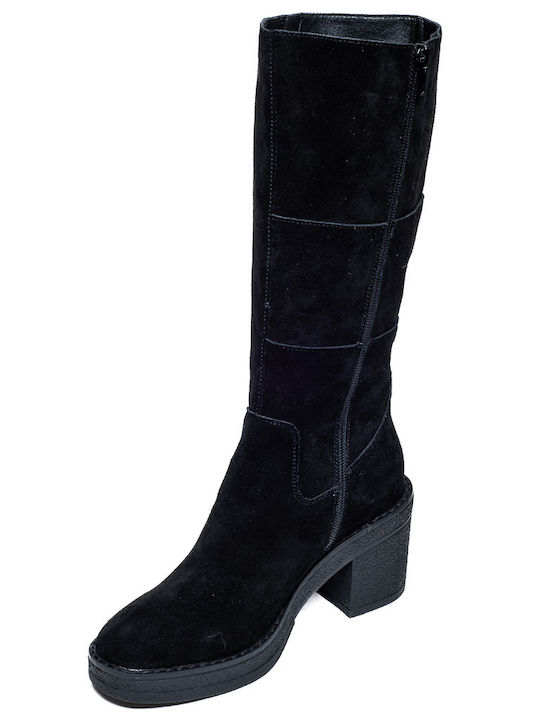 Franchesca Moretti Leather Women's Boots Black