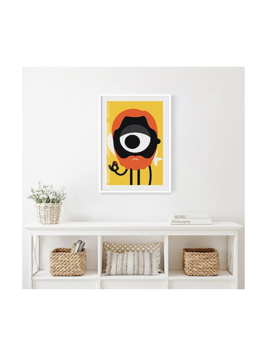 Walls Poster Big Eyed Beared Man 70x100cm