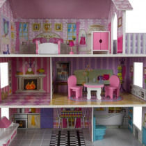 Kruzzel Wooden Dollhouse